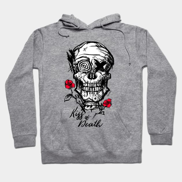 kiss of death Hoodie by FerMinem